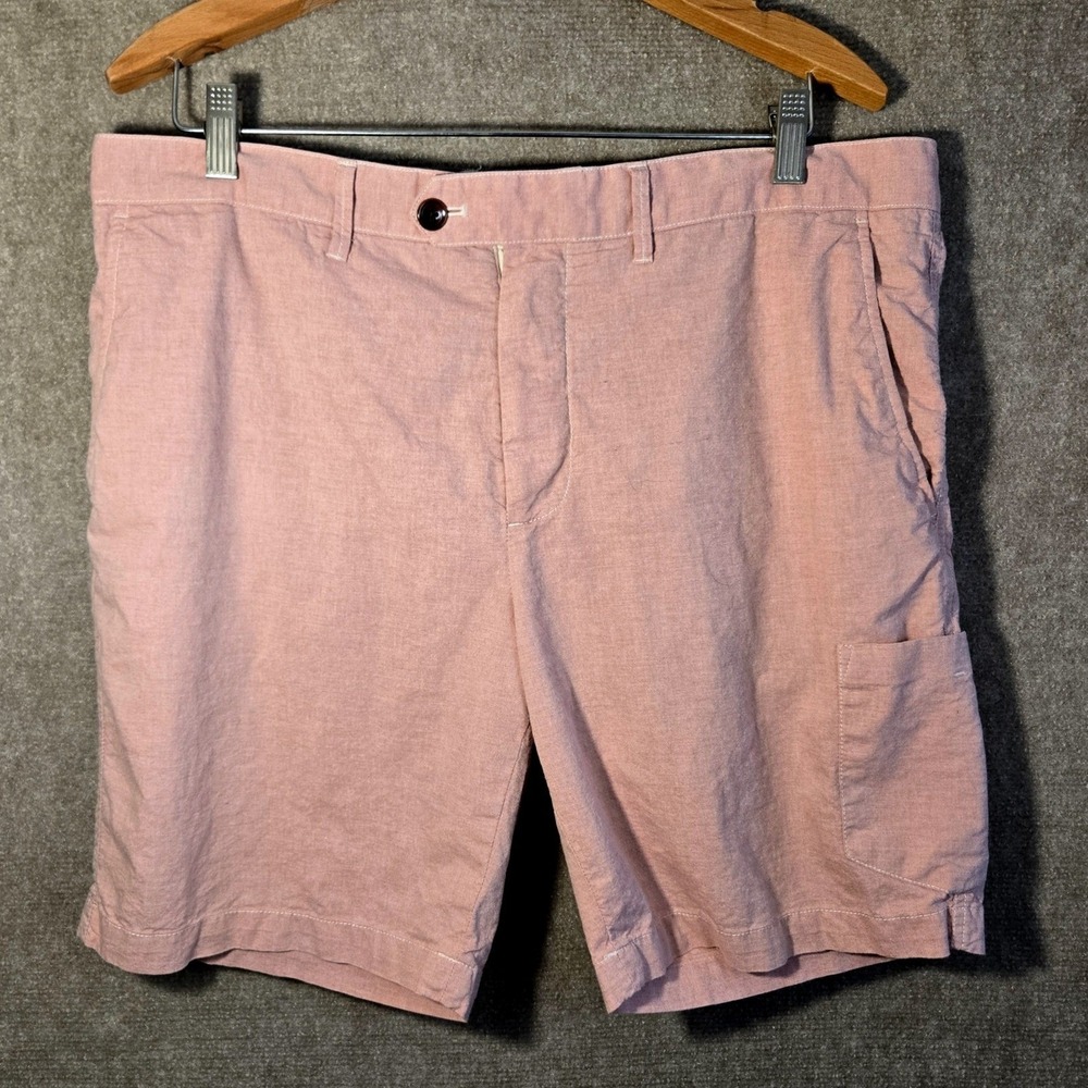 Todd Snyder Shorts Men's 36 Pink Stretch Preppy Pants 9" Inseam Bermuda